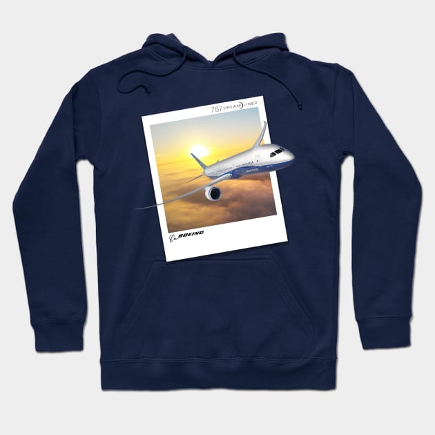 787 dreamliner Hoodie by Caravele